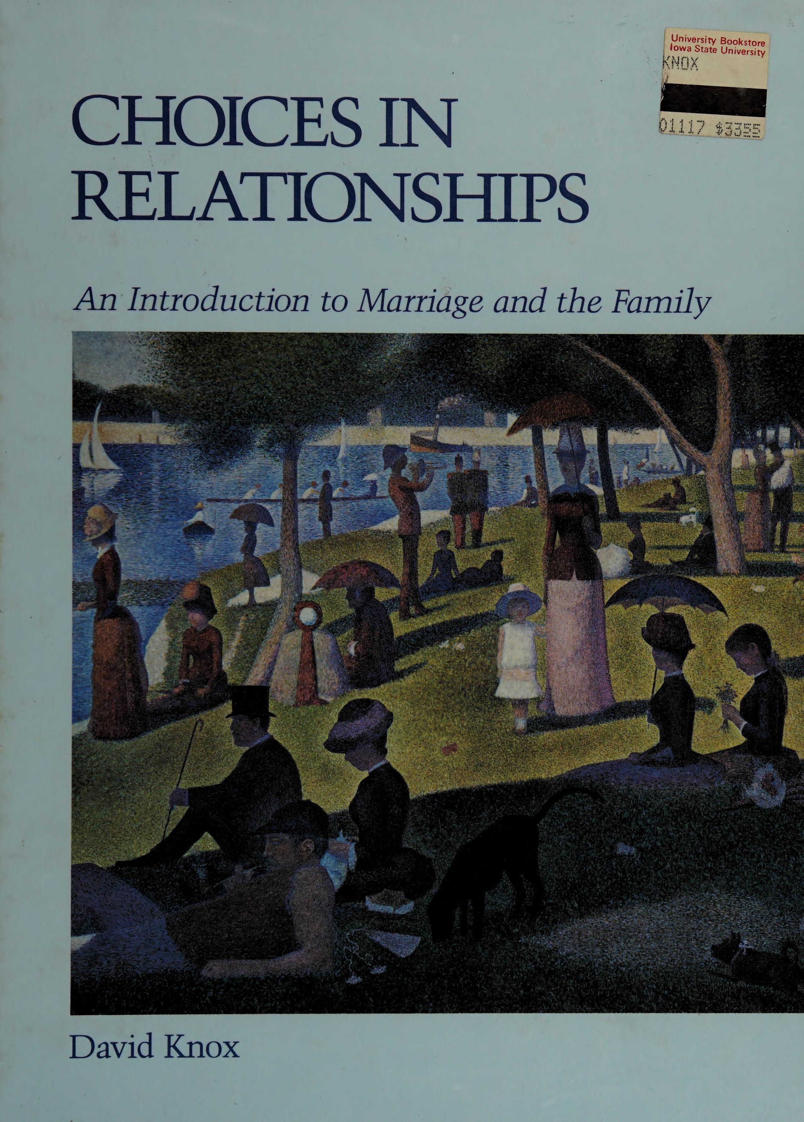 Choices in Relationships
