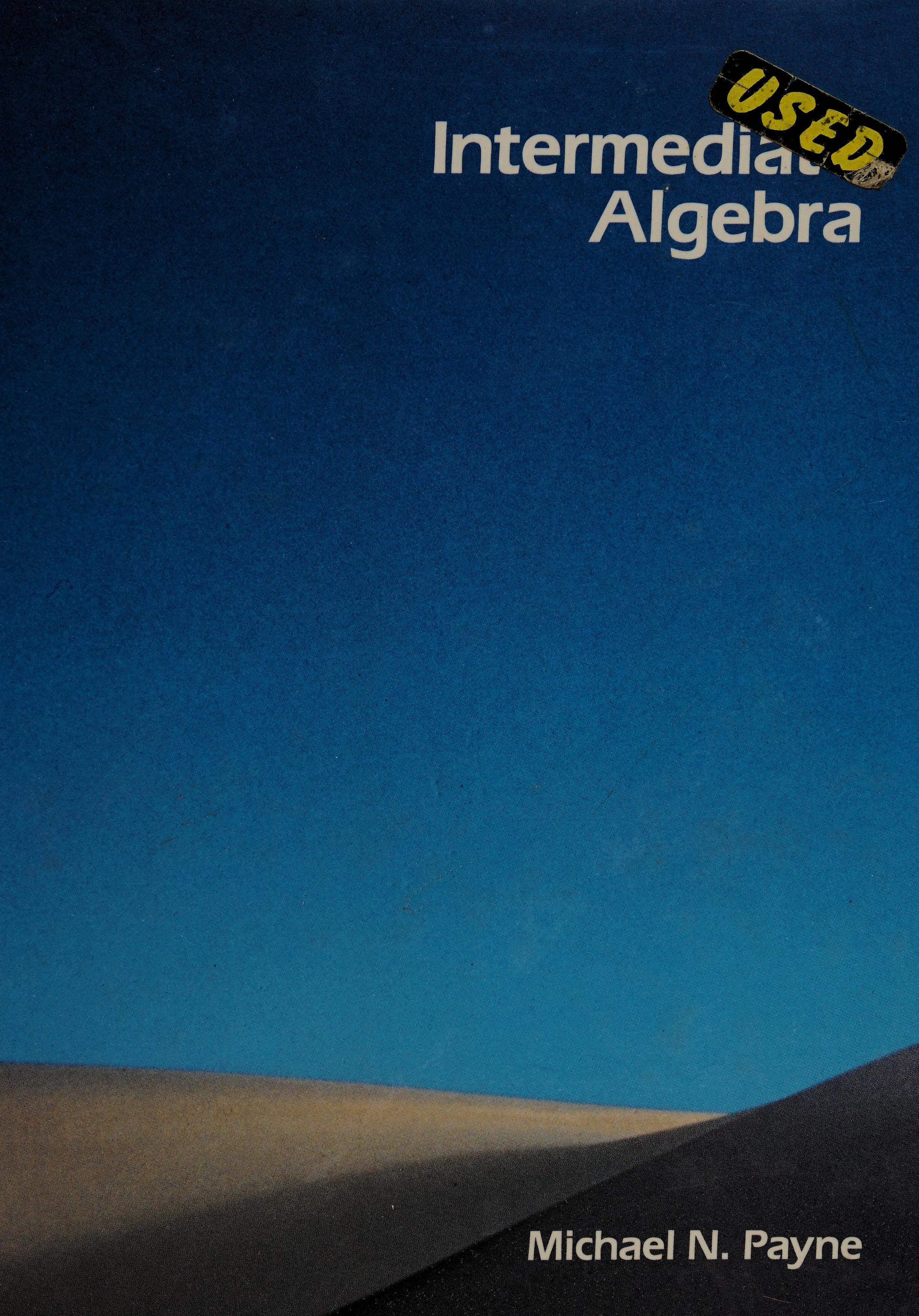 Intermediate Algebra