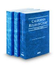 California Rules of Court Federal Bankruptcy Courts Volume 2a