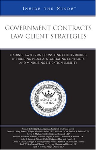 Government Contracts Law Client Strategies