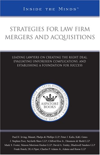 Strategies for Law Firm Mergers and Acquisitions