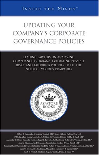 Updating Your Company's Corporate Governance Policies