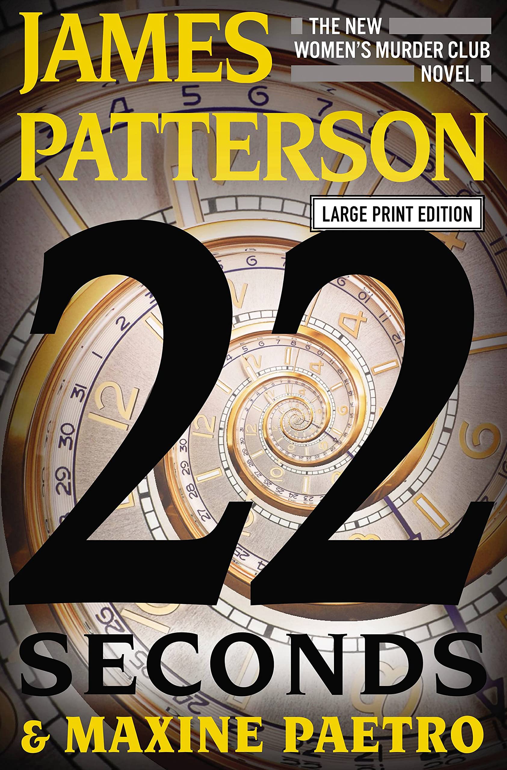 22 Seconds by James Patterson and Maxine Paetro, ISBN 9780316445313