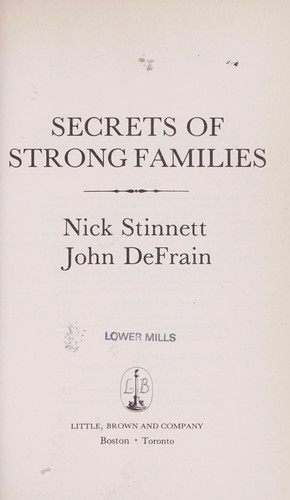Secrets of strong families