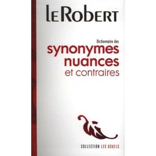 Dictionnaire des Synonymes