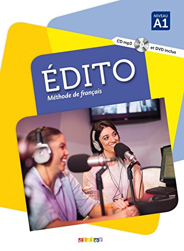 Edito 1 Niv.A1 - Livre + CD Mp3 + DVD