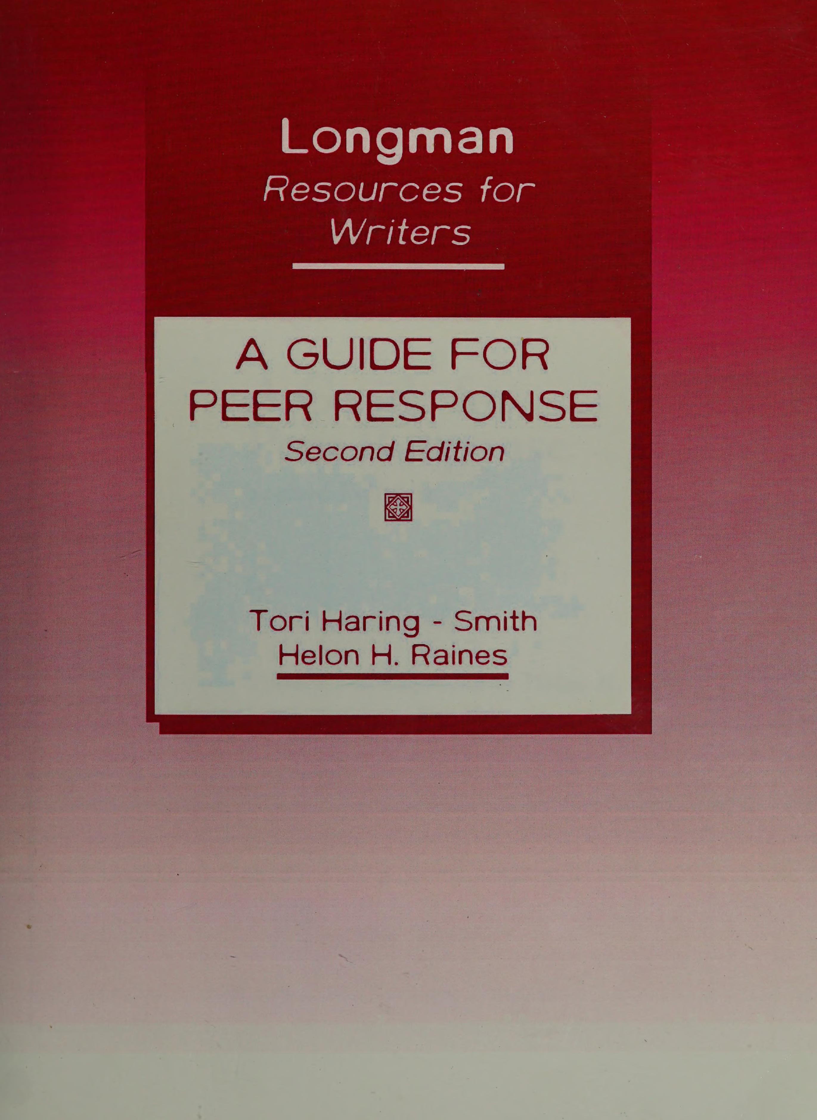 A Guide for Peer Response