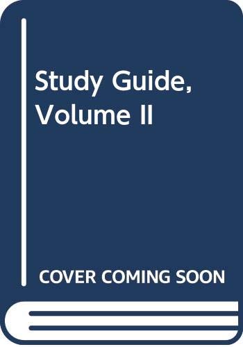 Study Guide, Volume 2