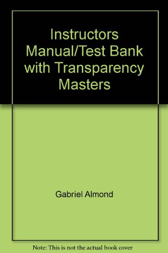 Instructor'S Manual/Test Bank To Accompany Comparative Politics Today
