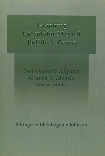 Intermediate Algebra: Graphs & Models