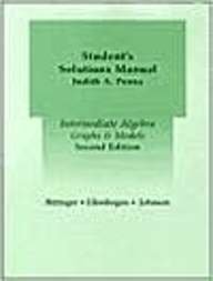 Intermediate Algebra: Graphs & Models