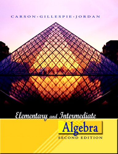 Elementary and Intermediate Algebra