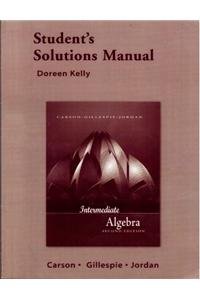 Student Solutions Manual for Intermediate Algebra