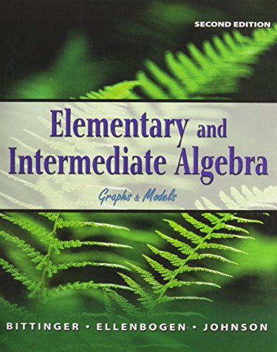 Elementary And Intermediate Algebra/Graphing Calculator Manual: Graphs & Models [With Mymathlab]