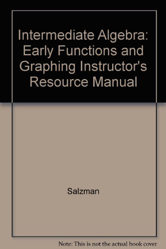 Intermediate Algebra