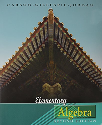 Elementary Algebra a la Carte Plus
