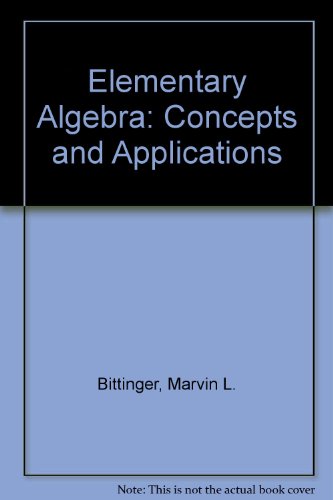 Elementary Algebra: Concepts And Applications, The MyMathLab Edition Package