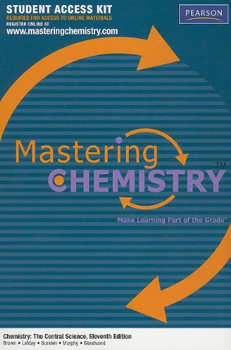 MasteringChemistry™ Student Access Kit for Chemistry