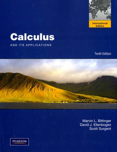 Calculus And Its Applications 10th Edition Low Cost Soft Cover Ie Edition