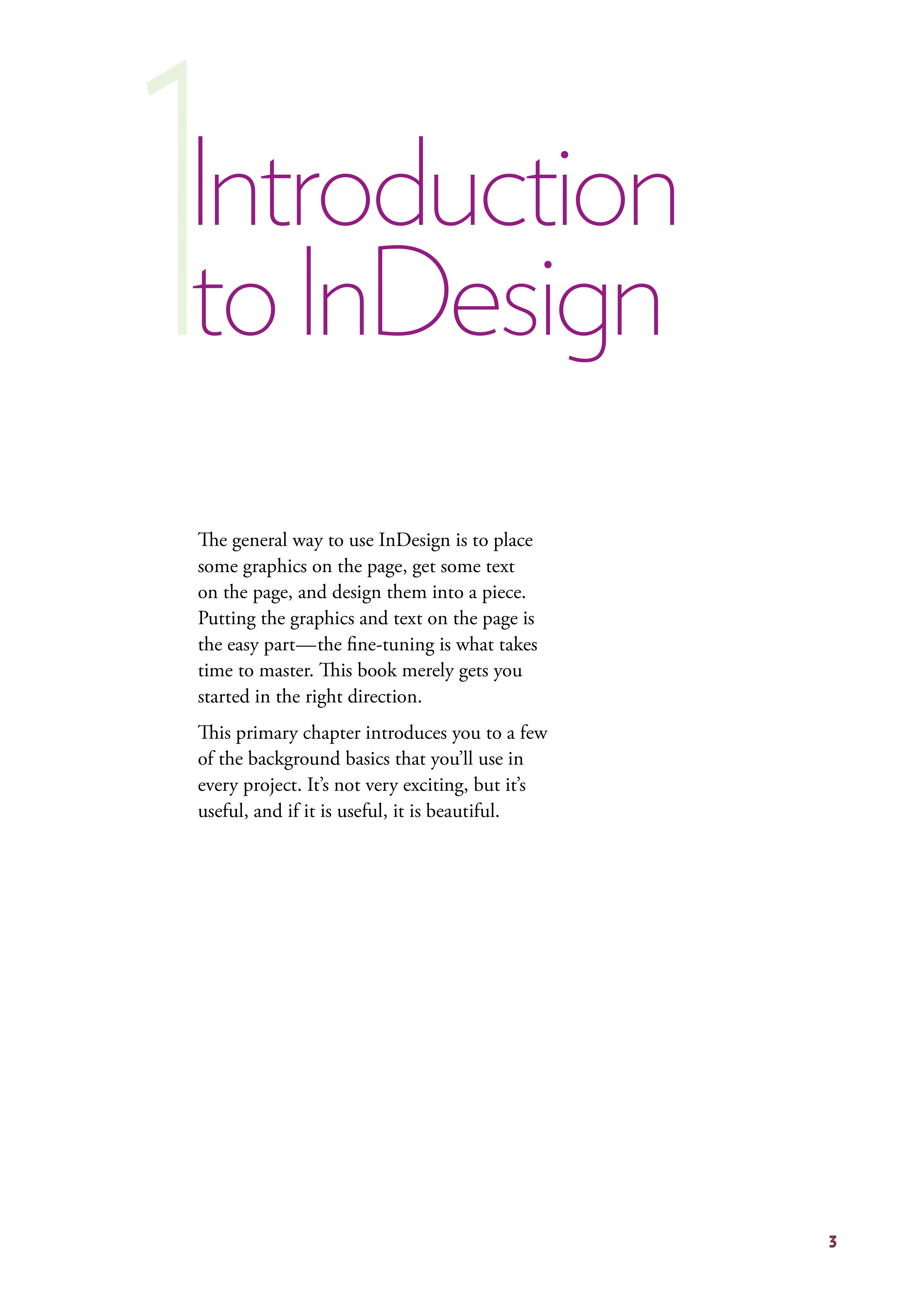 The Non-Designer's InDesign Book