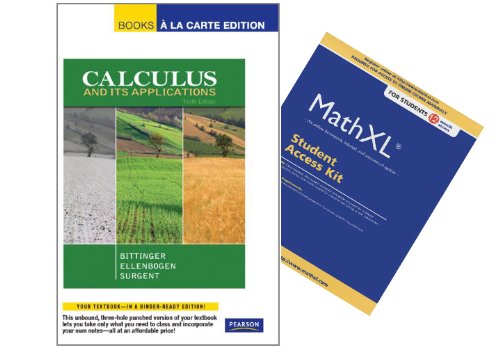 Calculus And Its Applications + Mathxl