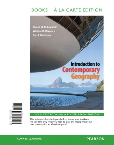Introduction to Contemporary Geography, Books a la Carte Plus Mastering Geography with EText -- Access Card Package