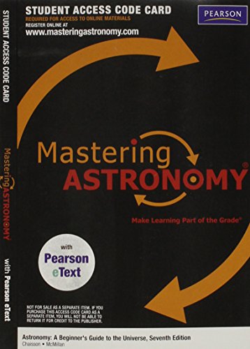 MasteringAstronomy with Pearson Etext -- Valuepack Access Card -- for Astronomy