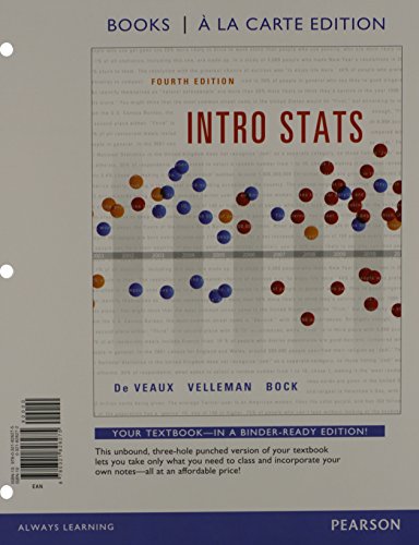 Intro Stats, Books a la Carte Plus NEW MyLab Statistics with Pearson EText -- Access Card Package