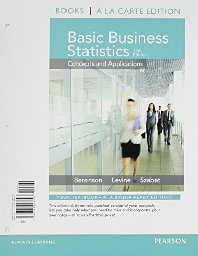 Basic Business Statistics, Student Value Edition