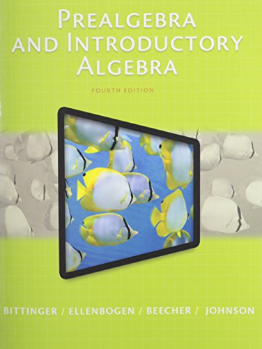 Prealgebra And Introductory Algebra