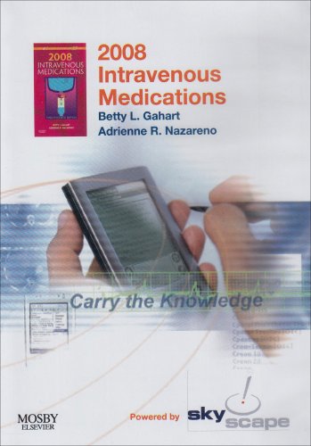 2008 Intravenous Medications CD ROM PDA Software