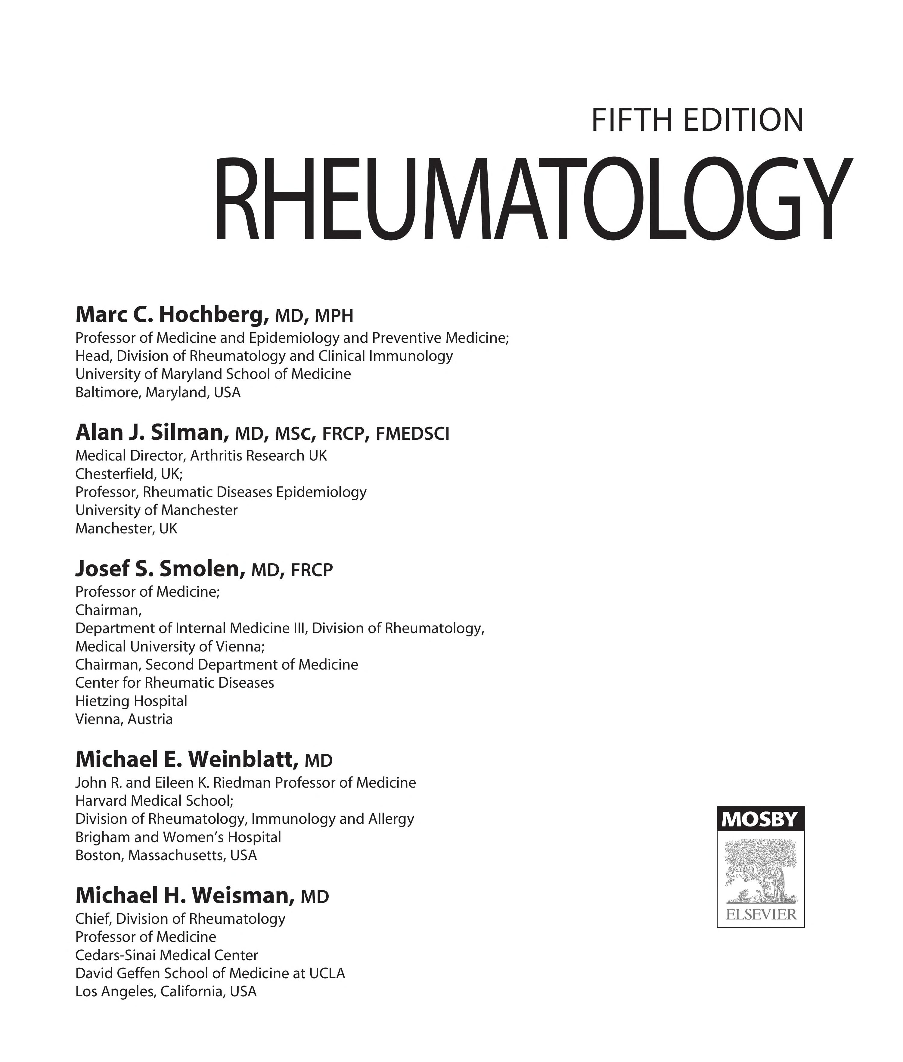 Rheumatology, 2-Volume Set: EXPERT CONSULT - ENHANCED ONLINE FEATURES AND PRINT