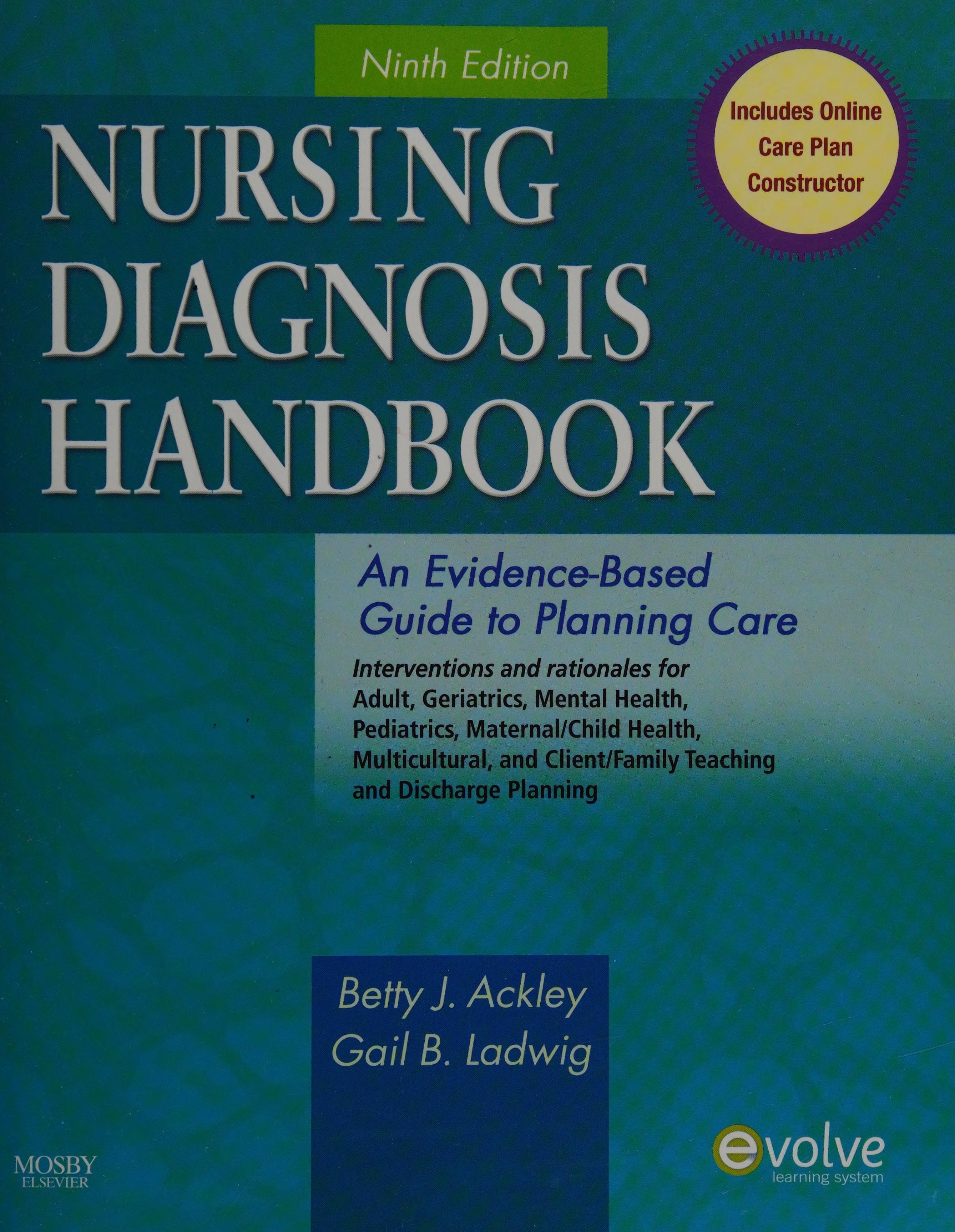 Nursing diagnosis handbook