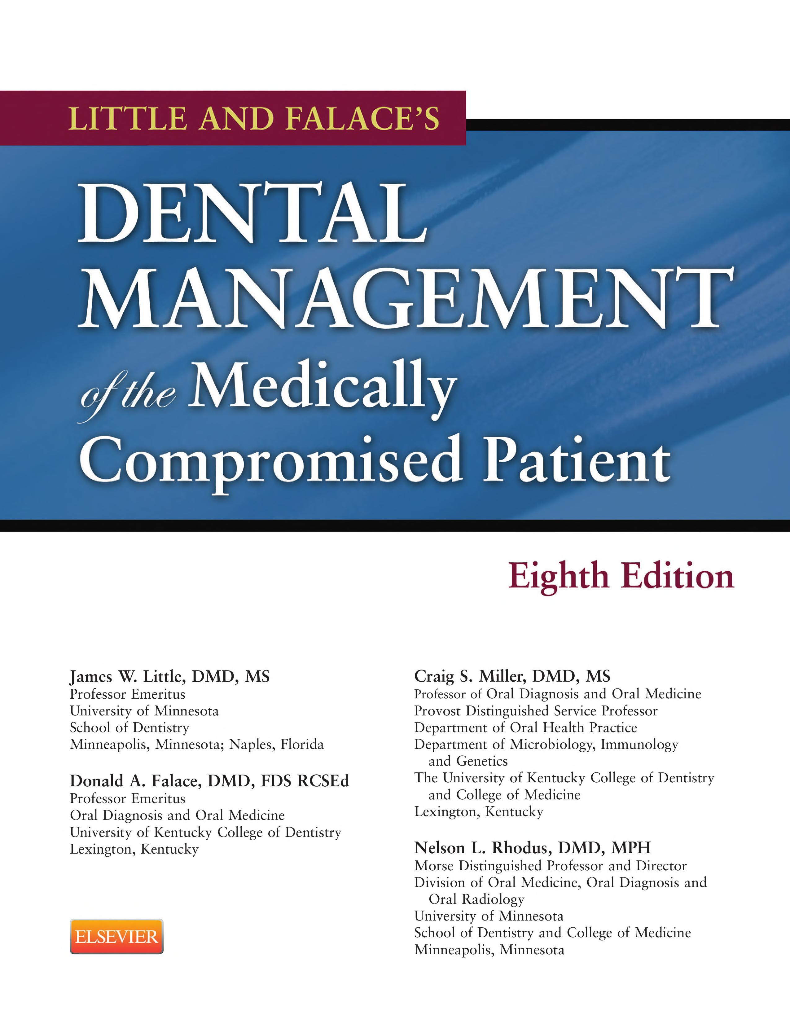 Little and Falace's Dental Management of the Medically Compromised Patient