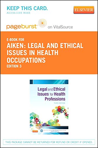 Legal and Ethical Issues for Health Professions - Elsevier Ebook on Vitalsource