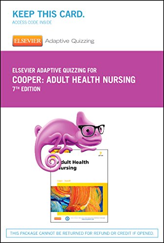 Elsevier Adaptive Quizzing for Adult Health Nursing (Retail Access Card)