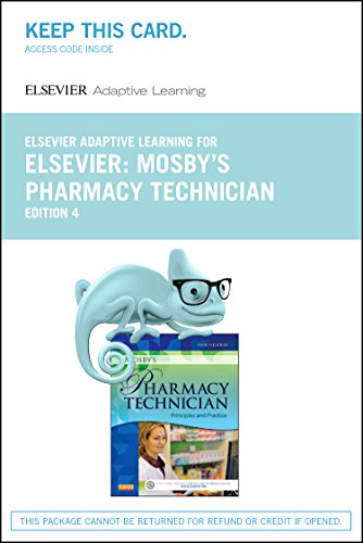Elsevier Adaptive Learning for Mosby's Pharmacy Technician (Access Card)
