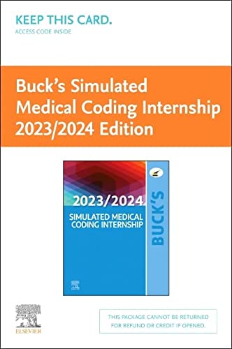 Buck's Simulated Medical Coding Internship 2023/2024 Edition (Access Card), 1e