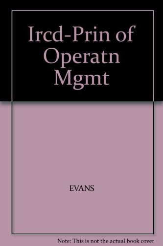 Ircd-Prin of Operatn Mgmt