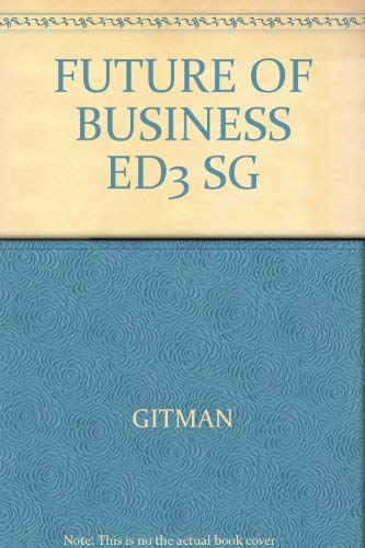 Student Study Guide for the Future of Business, 3e
