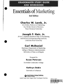 Grade Maker Study Guide and Workbook for Essentials of Marketing, 2e