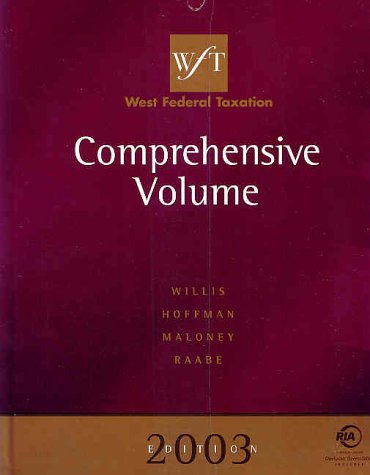 West Federal Taxation 2003