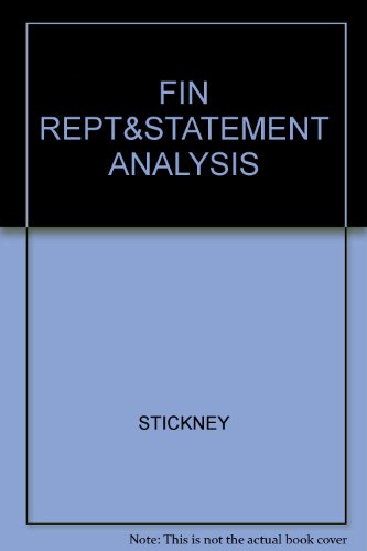 Financial Reporting And Statement Analysis