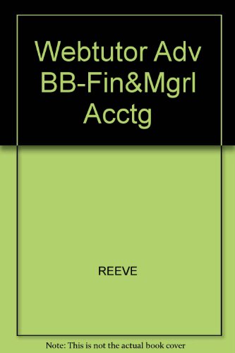 Webtutor Adv BB-Fin&Mgrl Acctg