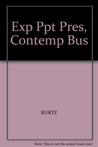 Exp Ppt Pres, Contemp Bus
