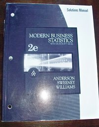 Modern Business Statistics, 2nd Ed