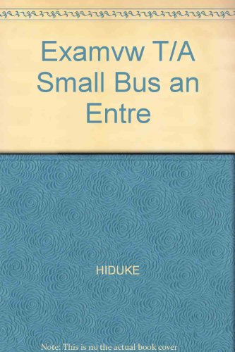 Examvw T/a Small Bus an Entre