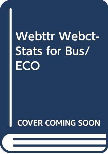 Webttr Webct-Stats for Bus/Eco