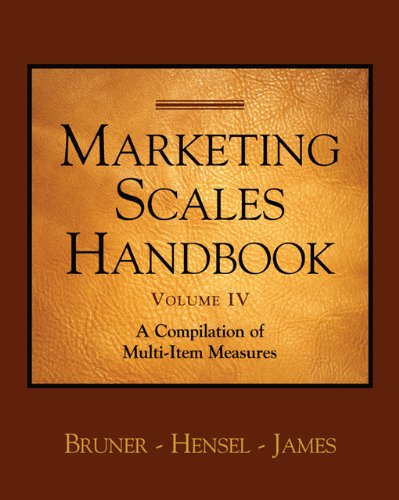 Marketing Scales Handbook, Volume Iv