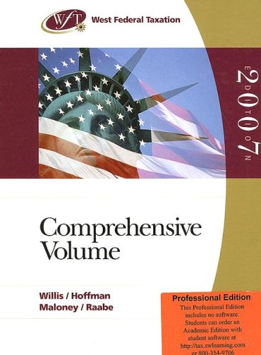 West Federal Taxation 2007